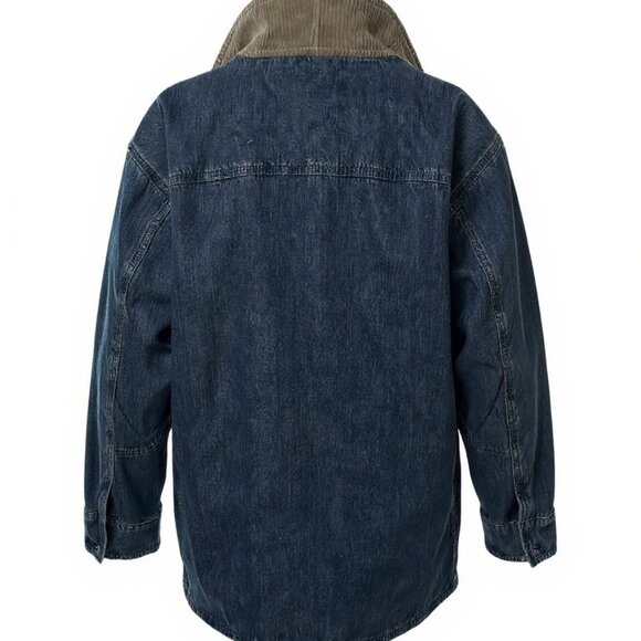 The Territory Ahead Denim Blazer Jacket Lined Size Large Territory Jeans - Picture 2 of 5